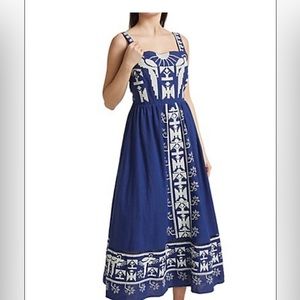 Farm Rio embroidered dress sz L